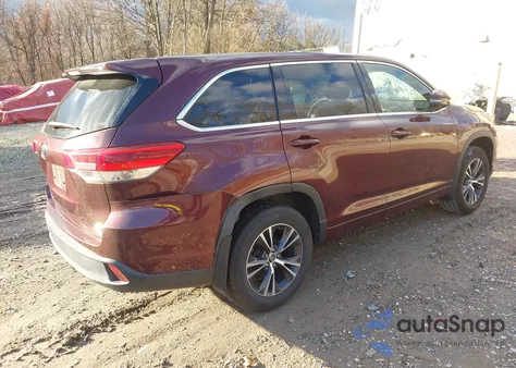 2018 Toyota Highlander Le from USA, damaged, VIN 5TDBZRFH0JS881877